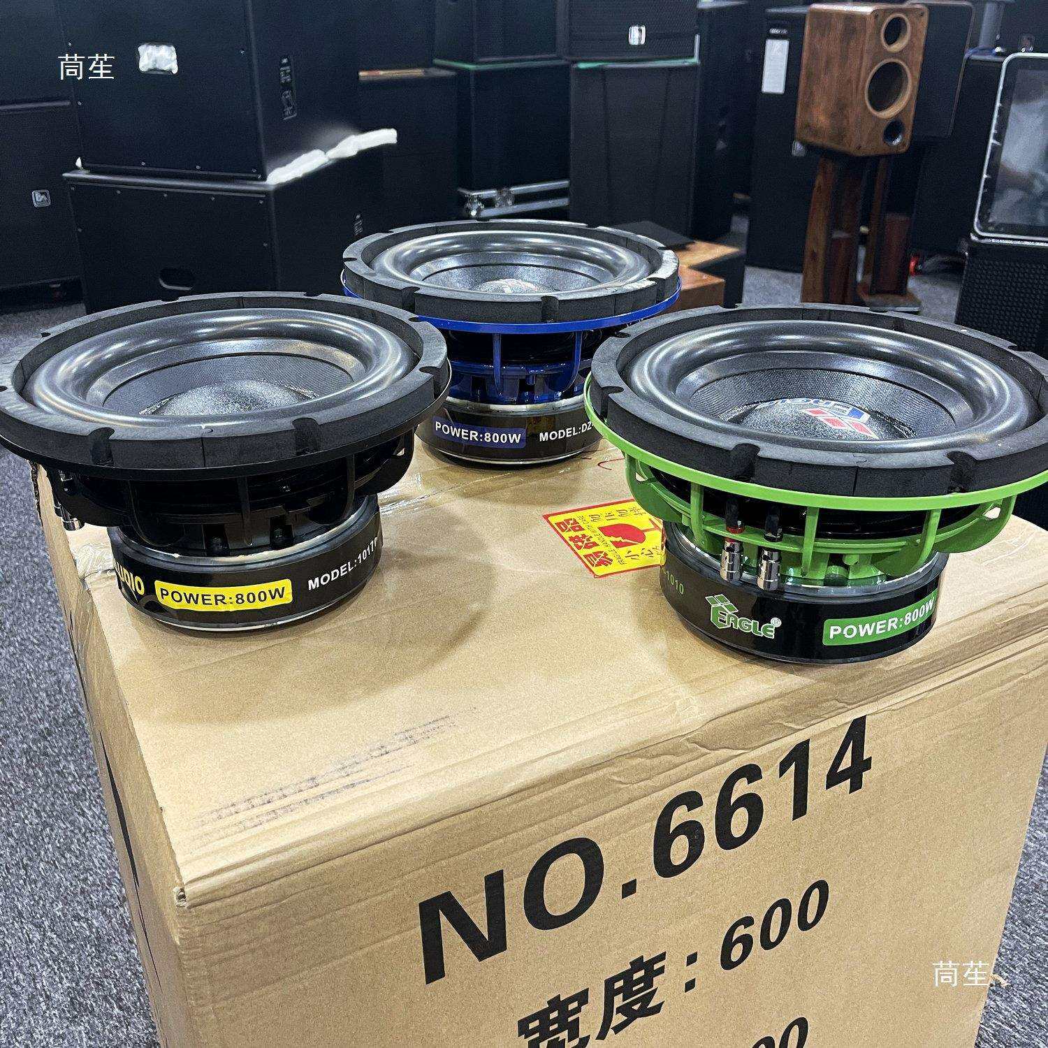 出口单品双170磁双75音芯10寸汽车低音炮喇叭家用超低音单元其他