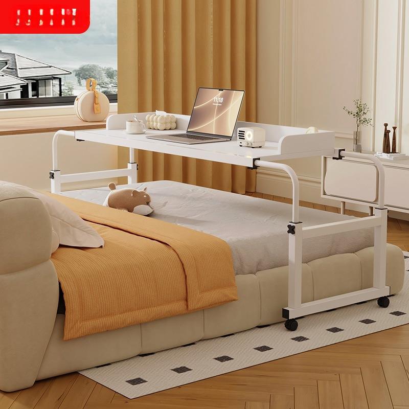 跨床桌床边桌可移动书桌床上小桌子跨境卧室升降电脑桌懒人办公桌