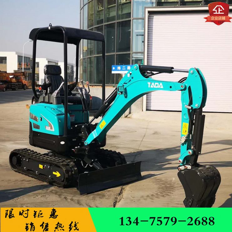 小型挖掘机挖机挖机勾2微型果园微土工程农用小815101吨钩机0家用