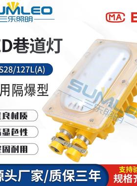 DJS28/127L(A)矿用隔爆型兼本安型LED巷道灯矿用LED照明灯投光灯