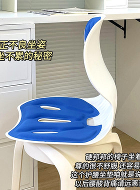 牀上护腰坐垫靠垫人体工学学生宿舍好物办公室座椅子久坐神器椅垫