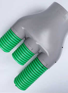 新风系统 pe管配件 110转75三通 160转110管道转换 200*110分支器