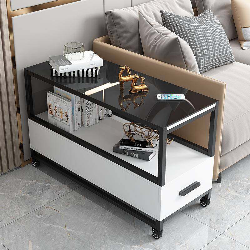 【折扣价】沙发边柜侧边柜脚轮小桌子床头简约现代极简沙发边几小,鲜花速递/花卉仿真/绿植园艺,其它园艺用品,淘宝优惠券,粉丝福利购,淘宝优惠卷