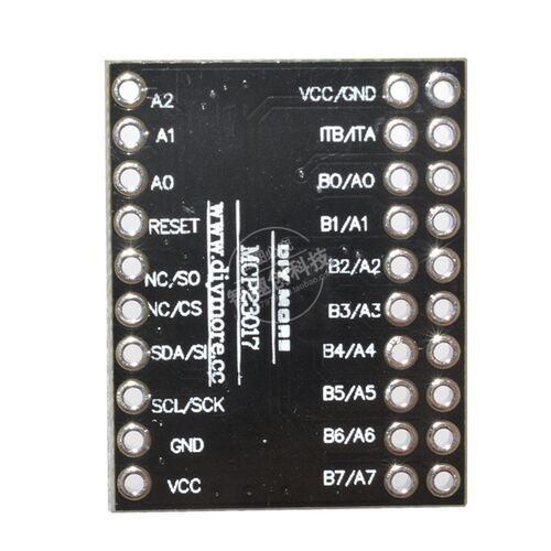 MCP23017模块 MCP23017 I2C 串行接口 16位 I/O 扩展器