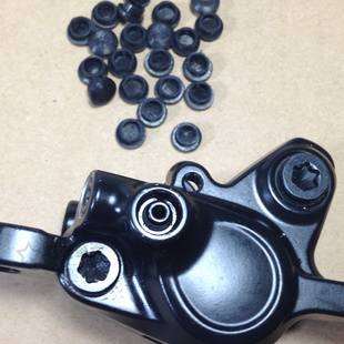 适用喜马诺SHIMANO M355等新款油碟 油压碟刹鲍鱼注油口胶帽