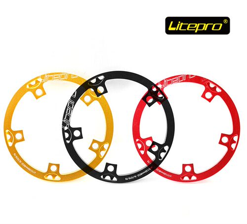 litepro 一体盘片带护盘 41t/45t/47t 130BCD 全CNC 改装412