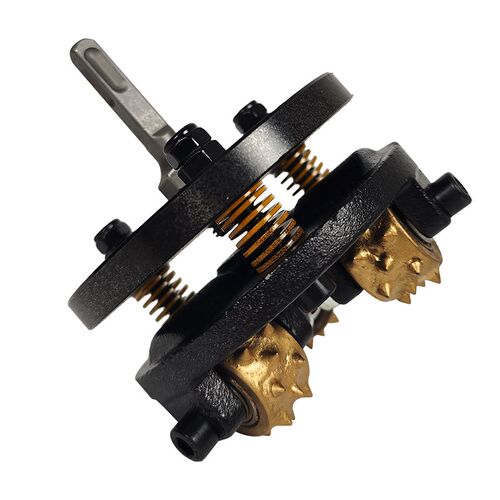 电动凿毛机混凝土工地墙面地面打毛锤桥梁桥面荔枝合金花锤凿毛头