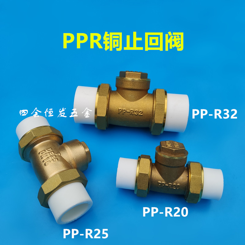 全铜PPR止回阀热熔水管单向阀防倒流阀门20 25 32逆向阀防回流阀图片
