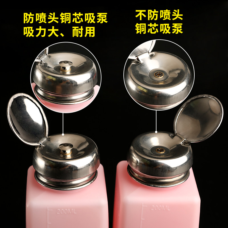 按压式酒精瓶 工业酒精壶 洗板水瓶溶剂瓶天拿水瓶