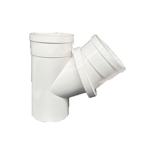 PVC可旋转万向承插三通360度可调节110排水管过桥弯下水活接50 75