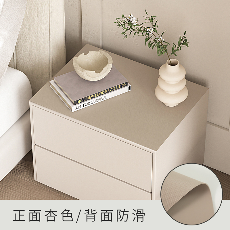 床头柜垫子皮革盖布防烫防水轻奢高级感台面保护垫防Y脏电视柜桌