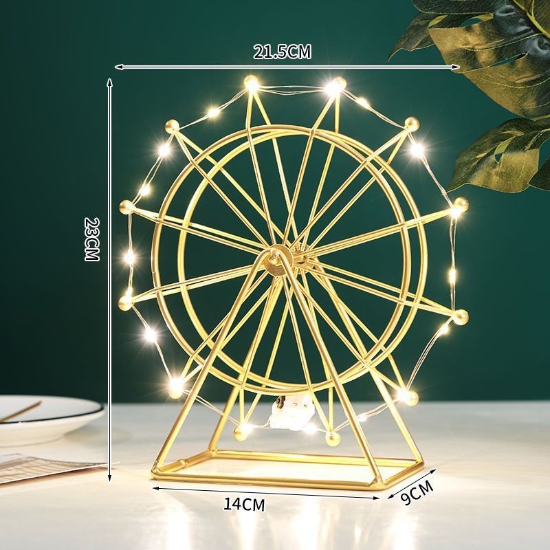 简约现代客厅电视j柜酒柜装饰品摆件创意旋转摩天轮办公室桌面摆