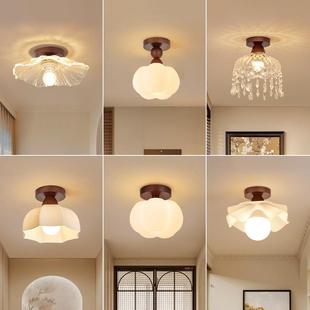 水晶灯玄关法式 现代简约入户吸顶灯楼梯灯阳台灯过道灯走廊灯L271