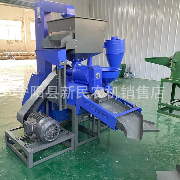 碾米机80型号去石除杂碾米机带提升机大米去壳机剥壳机380v