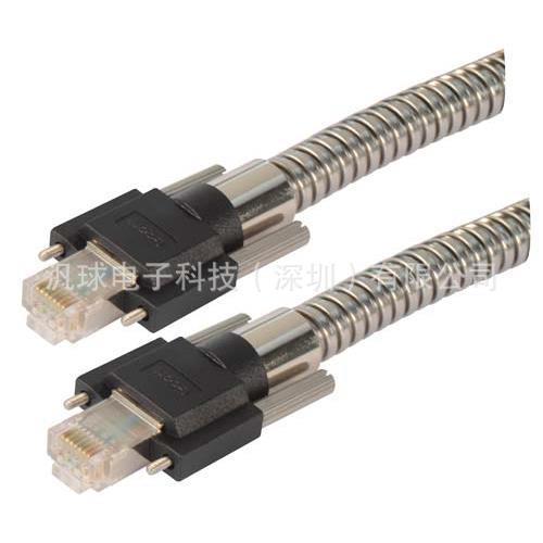L-COM TRG513-T4S-10M 超5类GigE SF/UTP铠装以太网线缆10米 现货