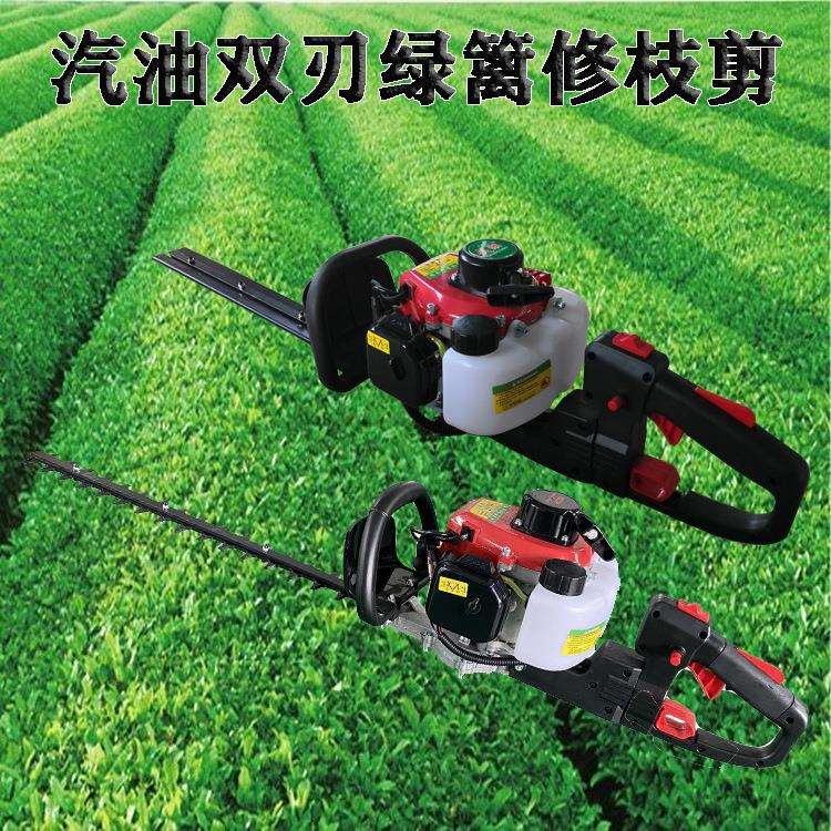 园林汽油绿篱修剪机 茶园采收电动采茶机 充电式无刷单双刃绿篱机