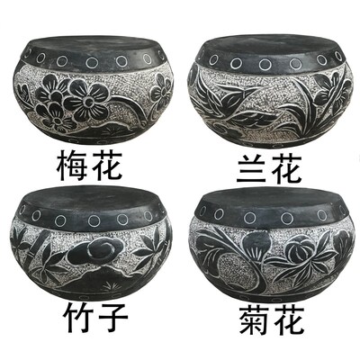 青石柱墩底座石墩子垫基石柱脚石雕柱皮圆墩空心石柱础柱顶石庭院