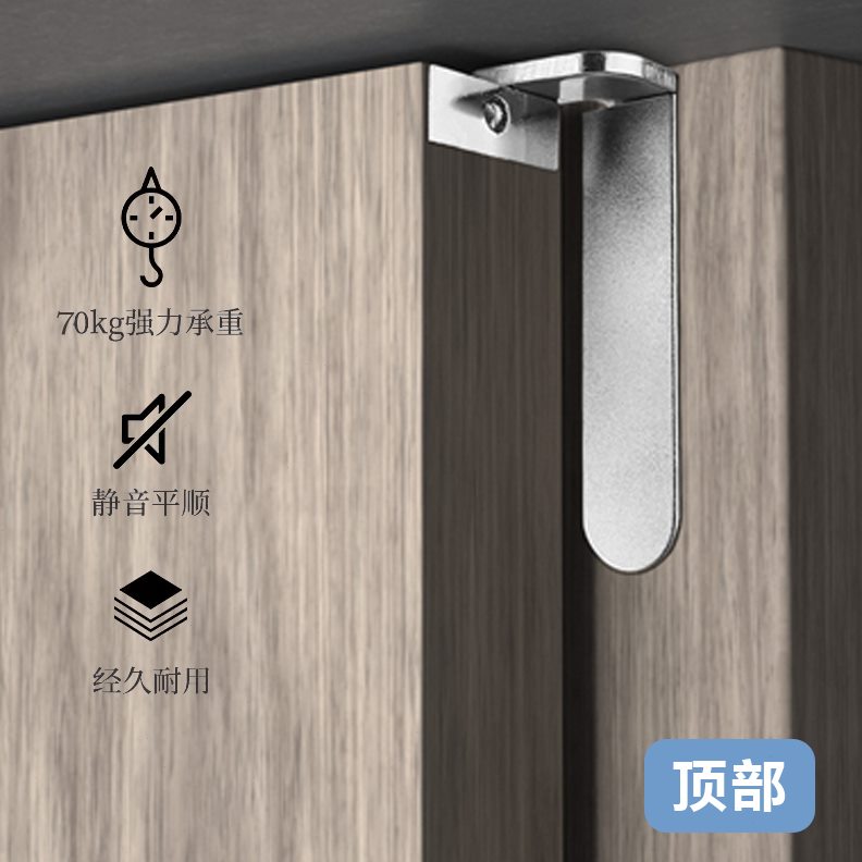 重型隐形锌上暗卫生间轴隐藏门轴旋转天地轴合页五金配件转合金下