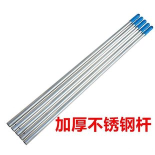 尘推头 杆平板拖把排拖架配件 尘推夹子子拖把杆尘推不锈钢布支架