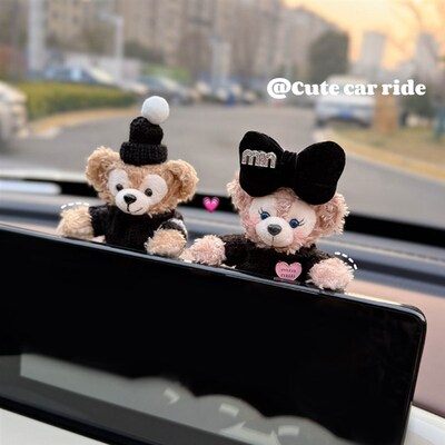 2025款中控屏幕趴趴雪莉玫汽车车内饰品摆件显示屏装饰Z可爱高级