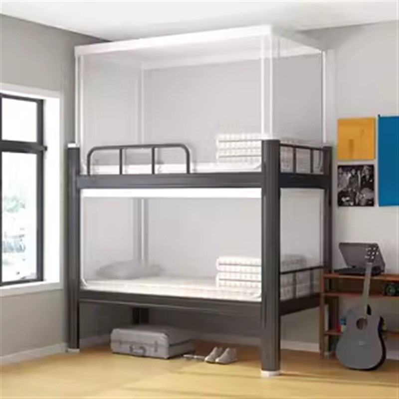 学生宿舍初高中专用拉链蒙古包蚊帐寝室单人床Q上下铺通用支架上