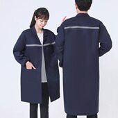 活制蓝褂耐脏干男迷工作服加厚长款 褂搬运衣防尘罩耐磨大大劳保服