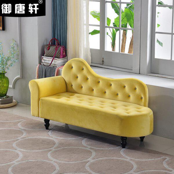 单人店铺简约小户型卧室床尾凳子组合双人沙发欧式布艺沙发贵妃椅