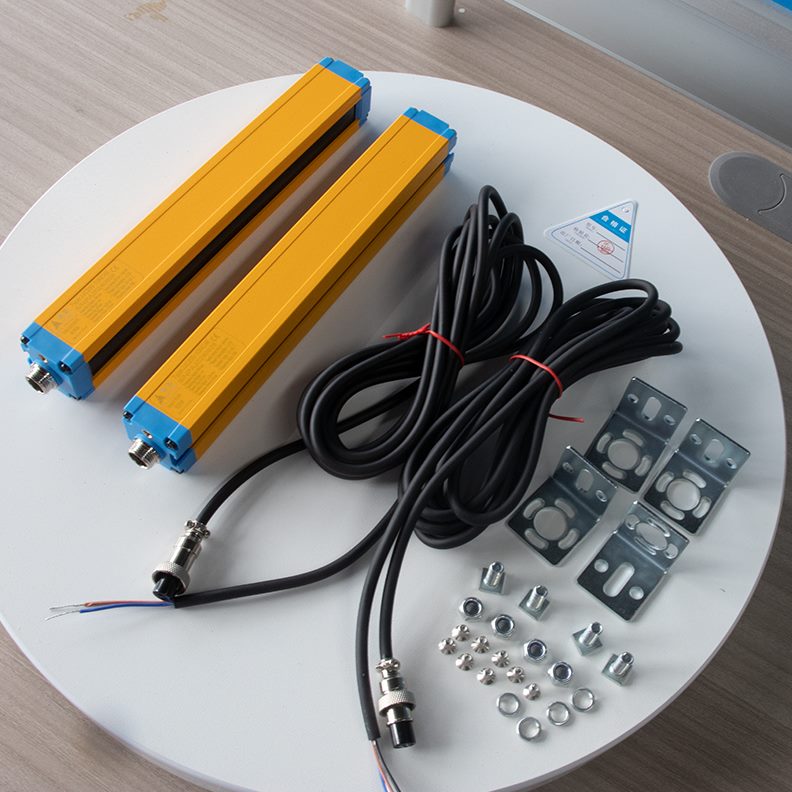 崛-安全光栅光幕传感器0箭化红外对射感应器光电5米保护自动