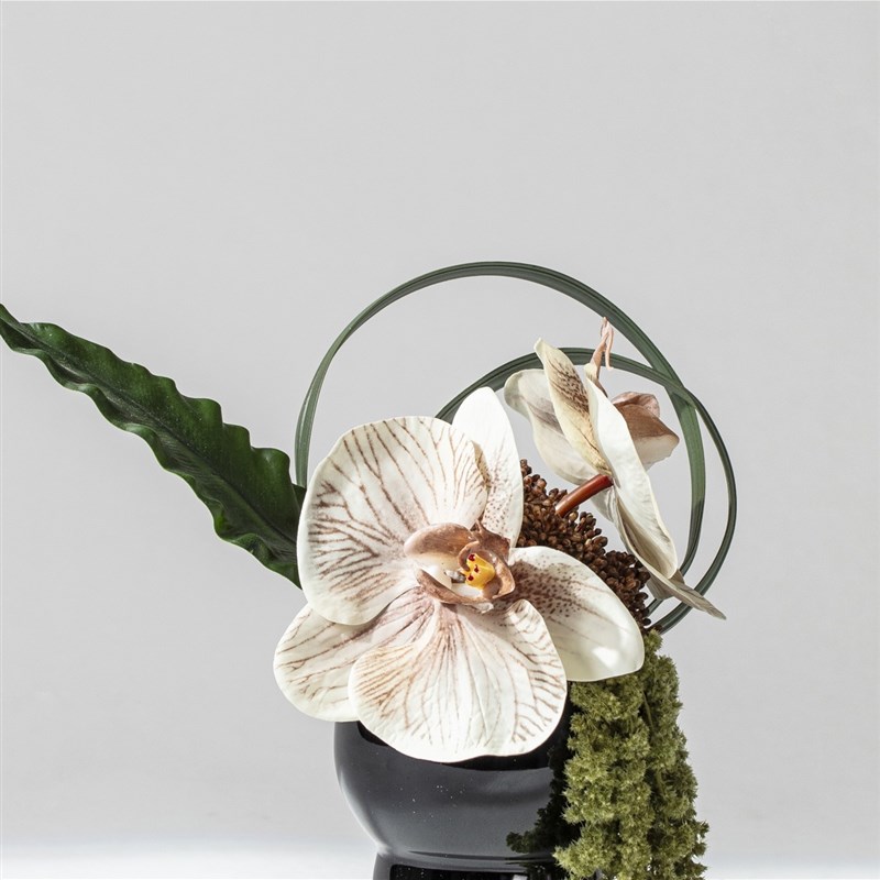 简约现代仿真花摆件北欧轻奢绿植花艺家居客厅洽谈桌餐桌花