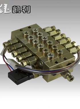 机床Q型分油器润滑式P2000型黄油递进10冲稀油锻压0机械脂J-0P油