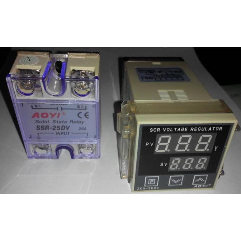 大量现货供应奥仪AOYI电压调整器 ZKG-2000/ZKG-1和SSR-25DV配套