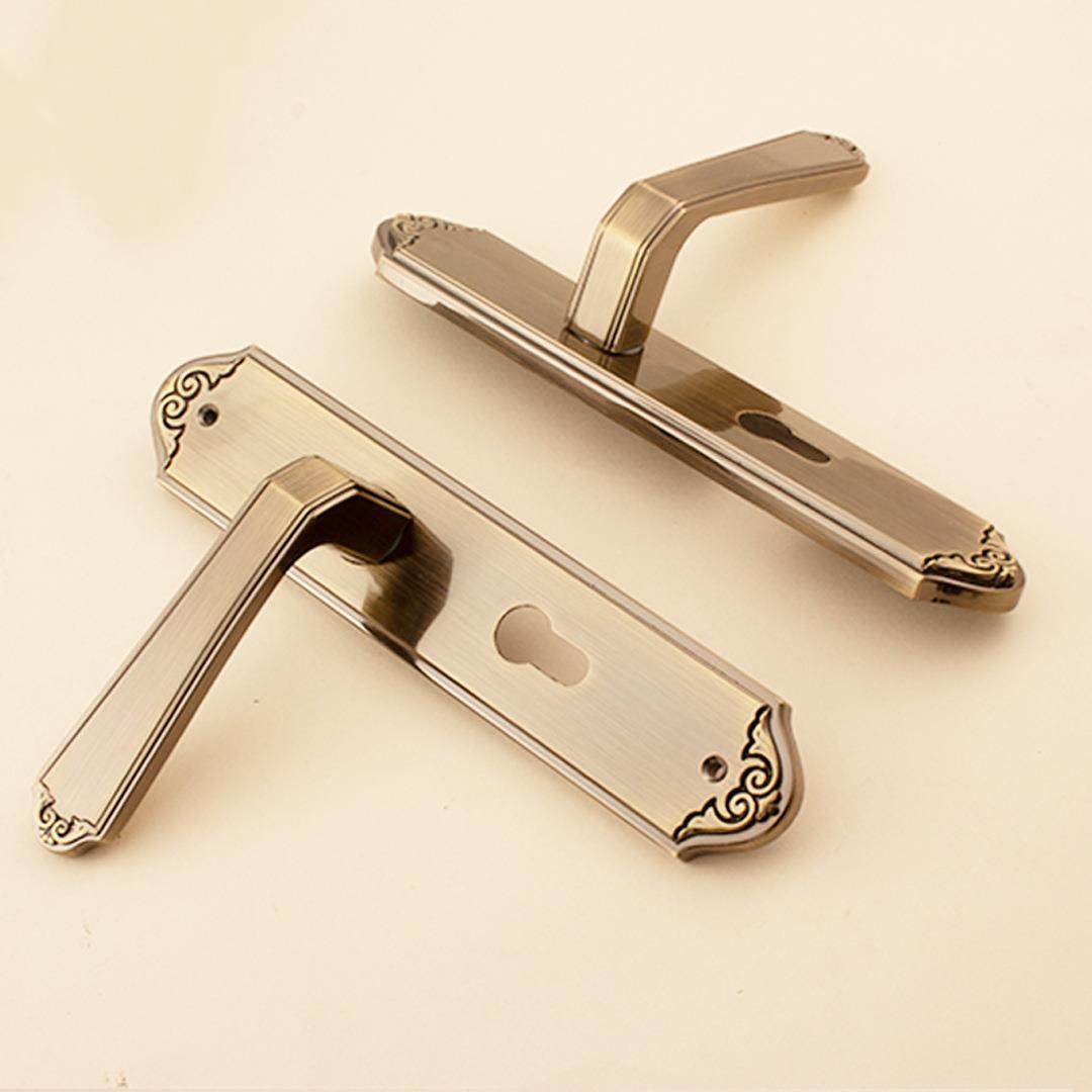 厂家连体锁锌合金静音门锁现代卧室简约实木门房间执手锁