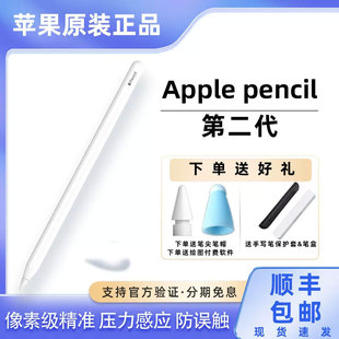 苹果 ipad手写笔触控笔平板防误触屏笔 ApplePencil电容笔二代原装
