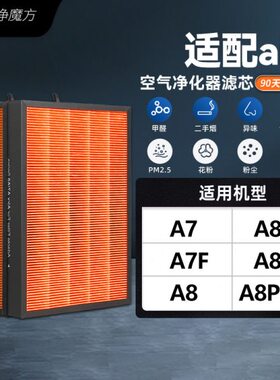 airx0708适配5/8AAFS/1/0空气净化器72A/AA滤芯/8P8A708F/1/滤网8