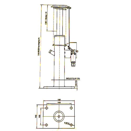 河北东方油压缓冲器YH68B/210奥的斯缓冲器YH66B/80YH70B 69BYH8B