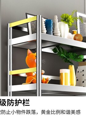 图书馆落地书架可移动简易家用靠墙不锈钢置物架教室班级收纳货架