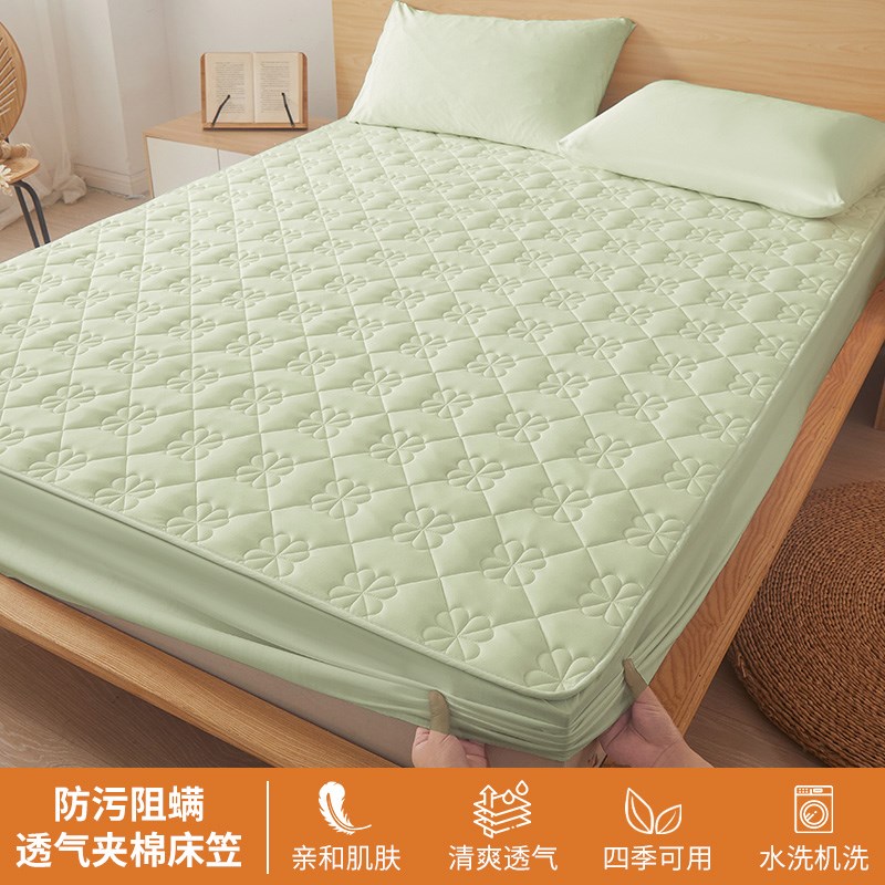 A类夹棉床笠罩单件2024新款防尘C床单全包床罩席梦思床垫套保护罩