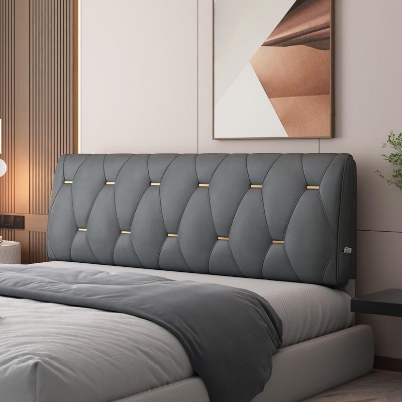 板榻榻米软床头靠m垫罩定大靠枕免洗床头套靠背布床头包靠背科技