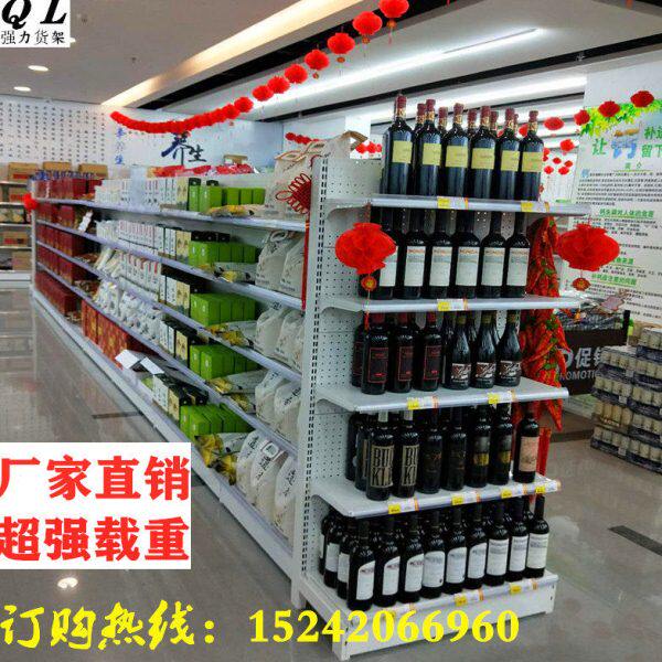 超市背春单吉林板孕精品沈阳展示架便利店货架店婴双面长新款架架