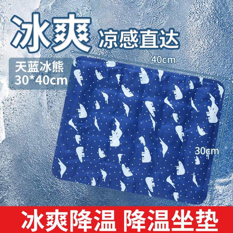冰垫坐垫学生教室夏天冰s凉坐垫免注水降温夏季冰袋汽车水垫冰凉