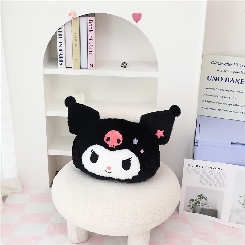 可爱库洛米抱枕被子n两用办公室女生午睡毯子沙发靠垫汽车枕头车