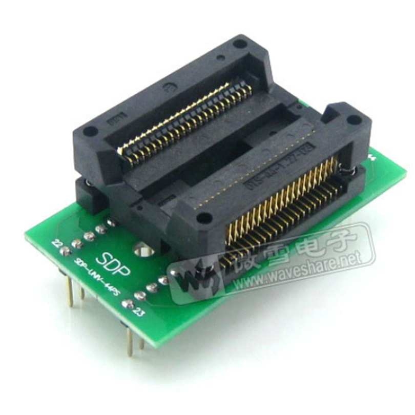 SOP44转DIP44编程座 测试座OTS-44-1.27-03 带板IC引脚间距1.27mm