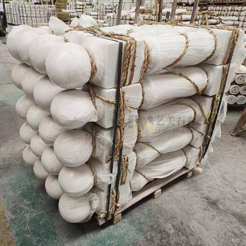 广西白汉白玉常规将军柱栏杆护栏阳台扶梯栏杆天然大理石护栏