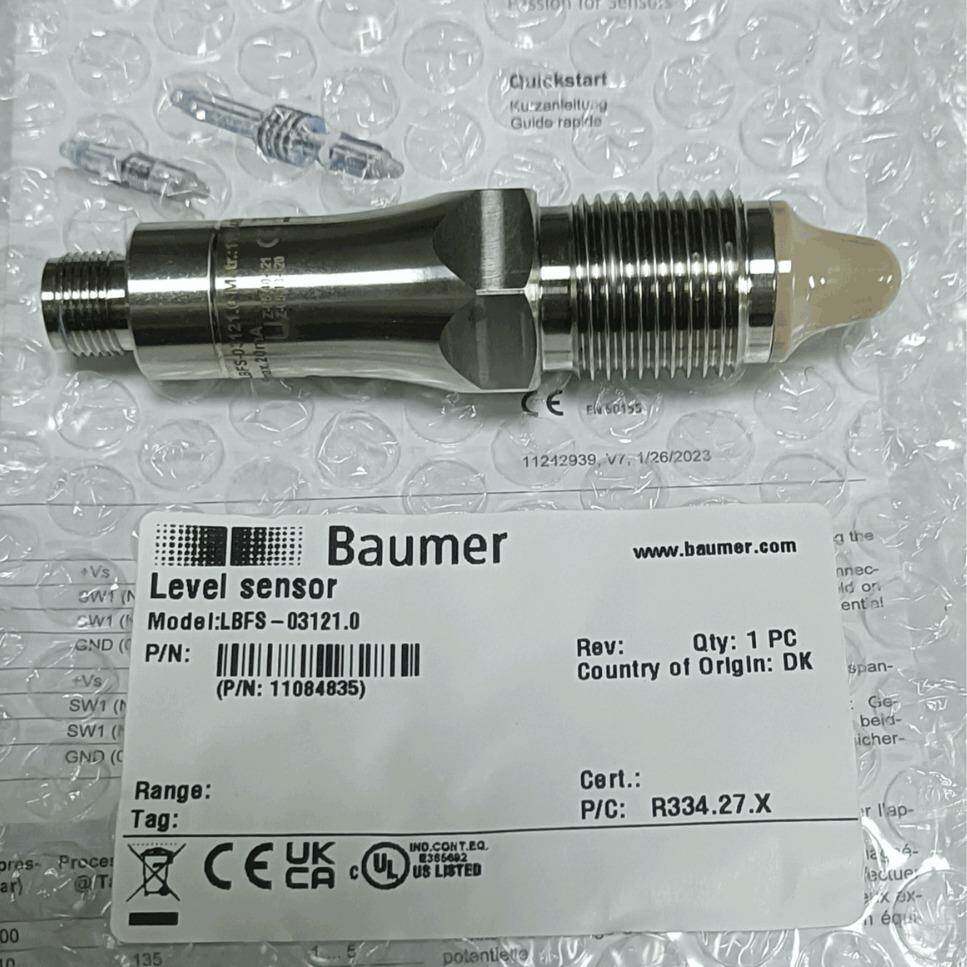 原装瑞士堡盟Baumer物位开关LBFS-03121.0液位探针料位开关传感器