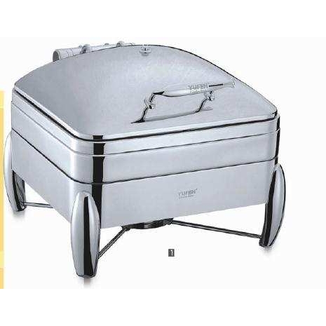 YUFEH 宇辉3032长方形液压翻盖可视自助餐炉电加热保温炉布菲炉