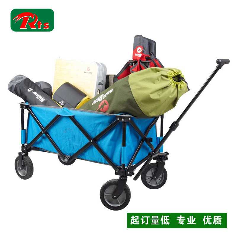 厂家户外折叠车户外工具车 folding wagon 户外拉车 野营车