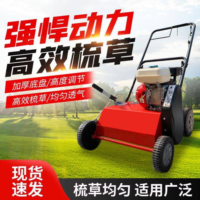 草根透气草坪梳草机 网球场草皮疏草机 人造草坪操场打孔机