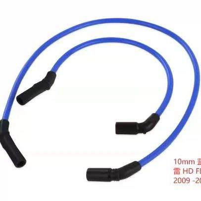 10mm蓝色火花塞线适用于哈雷HD FLT FLHT FLHR FLTR2009 -2015
