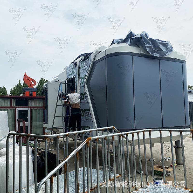 新型船坞旅游民宿 景区太空舱房子 旅游景区接待室 休闲度假酒店