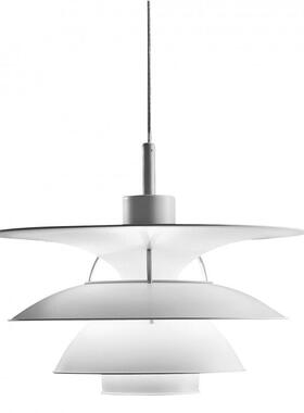 丹麦简约多层白色铝材PH 5-4 ½ Pendant lamp卧室客厅走廊餐厅灯